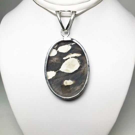 Petrified Peanut Wood Pendant - Rocks and Gems Canada