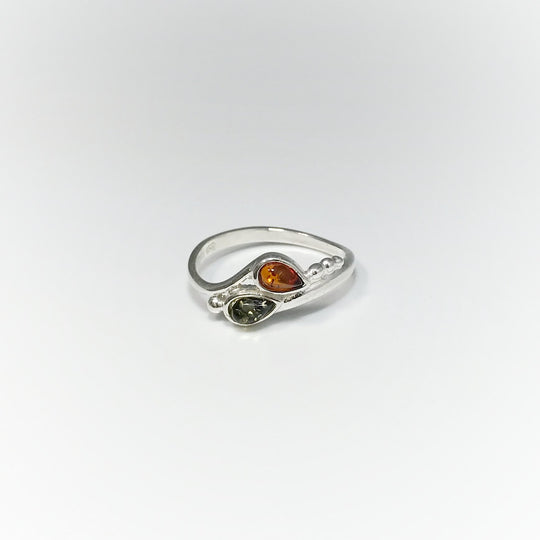 Mixed Amber Ring - Rocks and Gems Canada