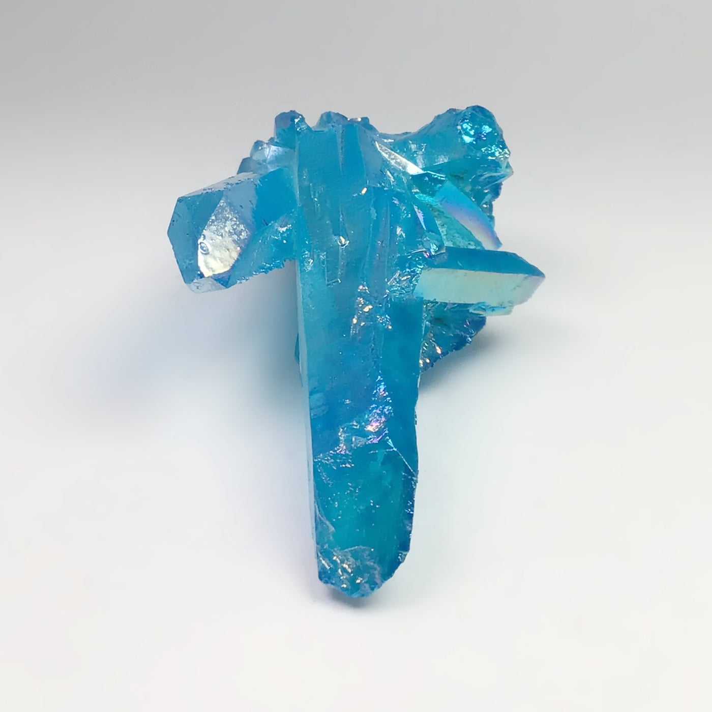 Rainbow Aqua Aura Quartz Cluster