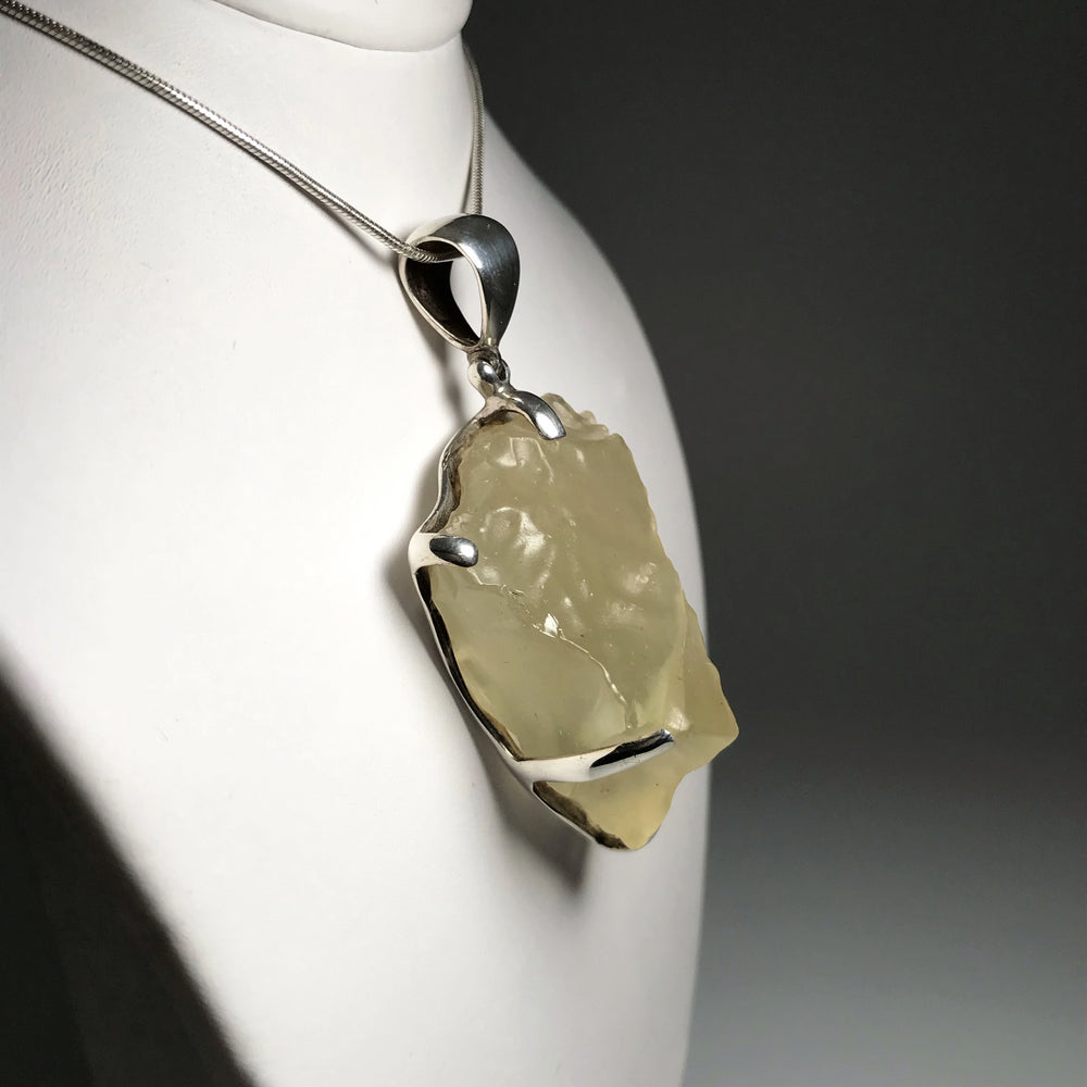 Libyan Desert Glass Pendant - Rocks and Gems Canada