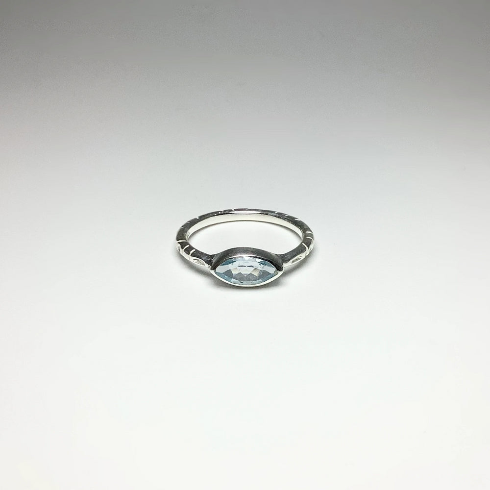 Blue Topaz Ring - Rocks and Gems Canada