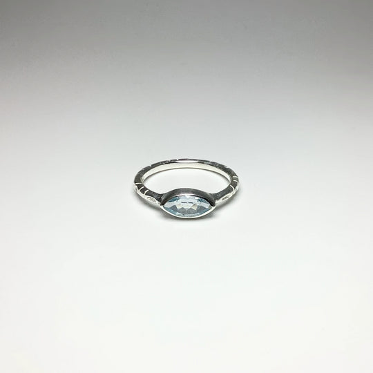 Blue Topaz Ring - Rocks and Gems Canada