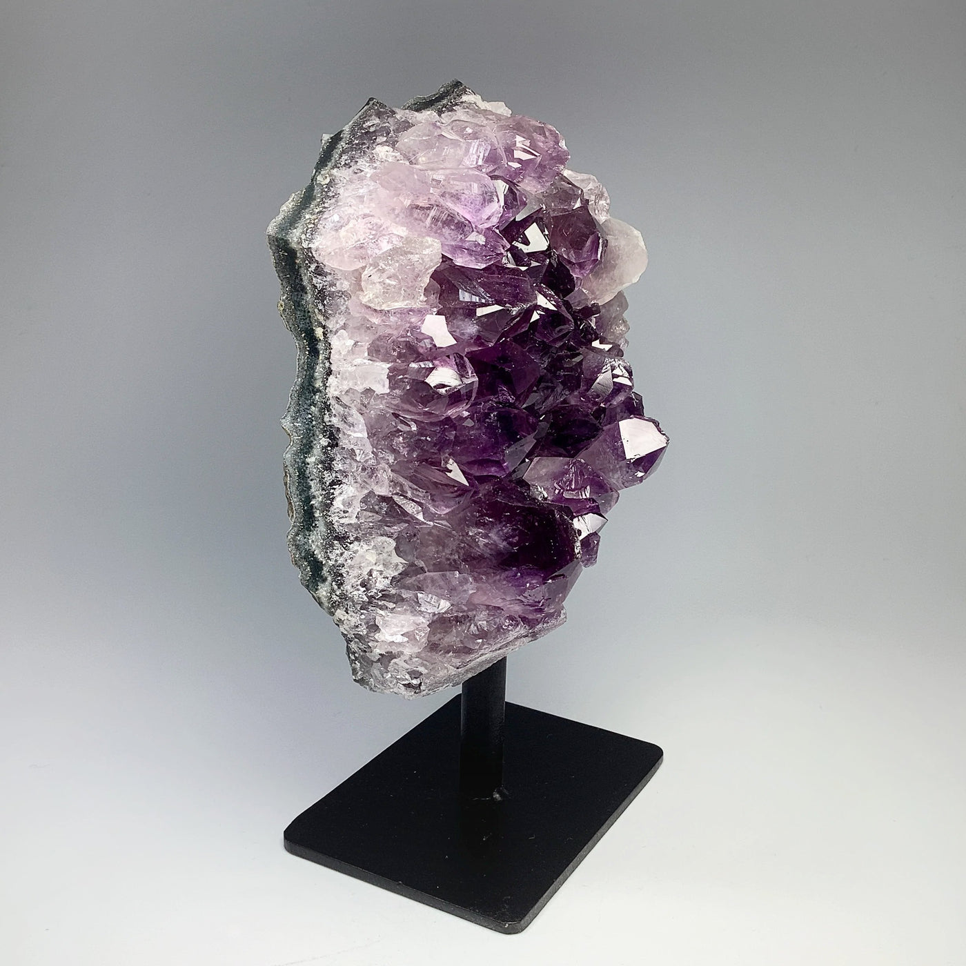 Amethyst Druze Cluster on Stand