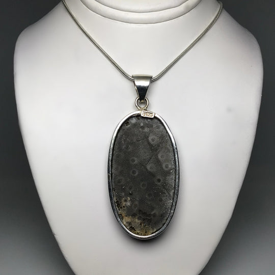 Fossilized Coral Pendant - Rocks and Gems Canada