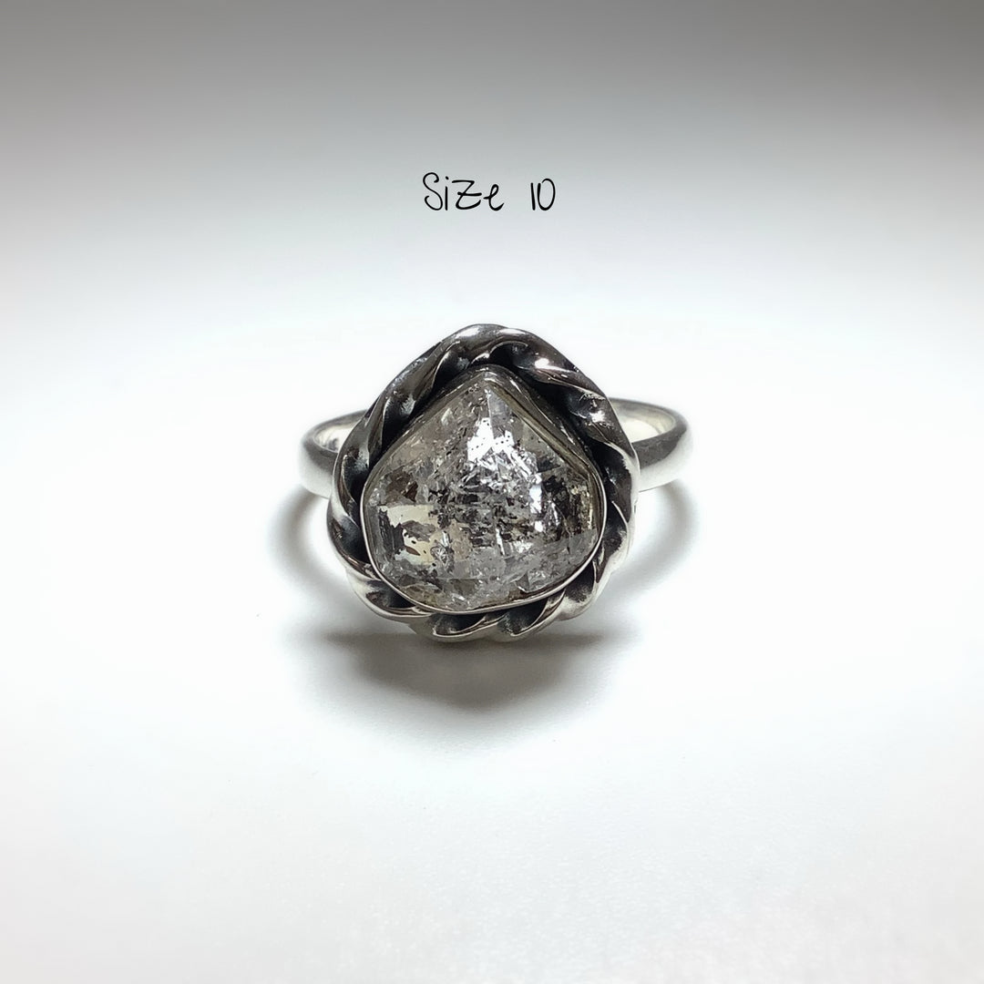 Herkimer Diamond Ring - Rocks and Gems Canada
