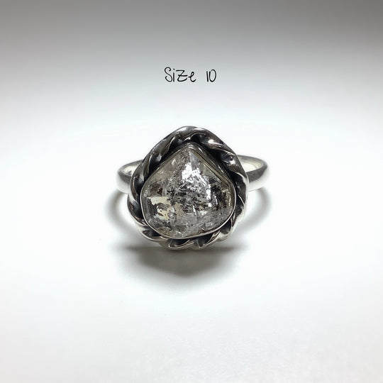 Herkimer Diamond Ring - Rocks and Gems Canada