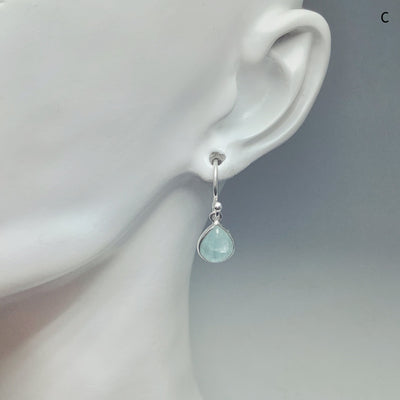 Aquamarine Dangle Earrings