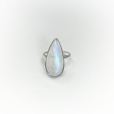 Rainbow Moonstone Ring