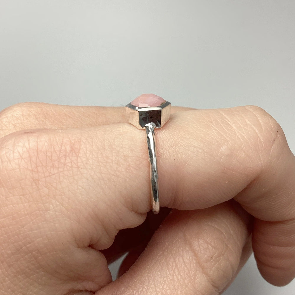 Pink Peruvian Opal Ring - Rocks and Gems Canada