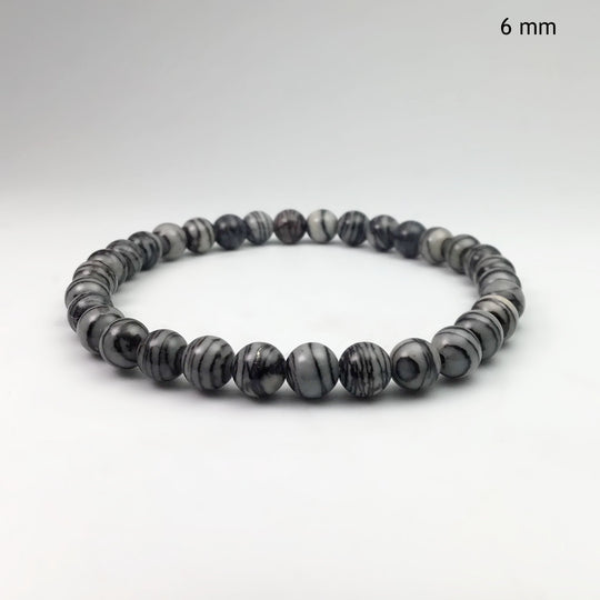 Web Jasper Beaded Bracelet - Rocks and Gems Canada