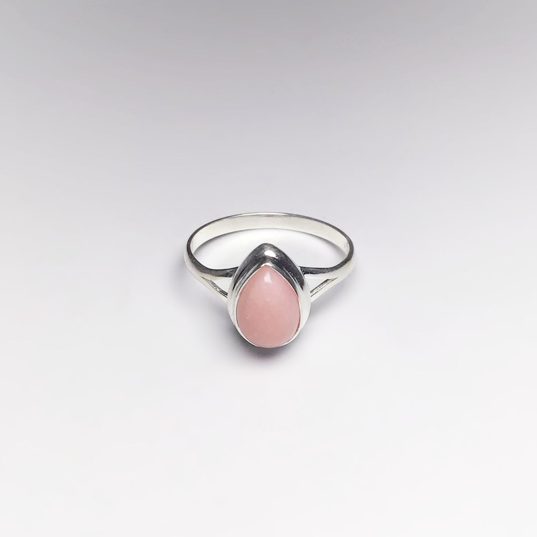 Pink Peruvian Opal Ring - Rocks and Gems Canada