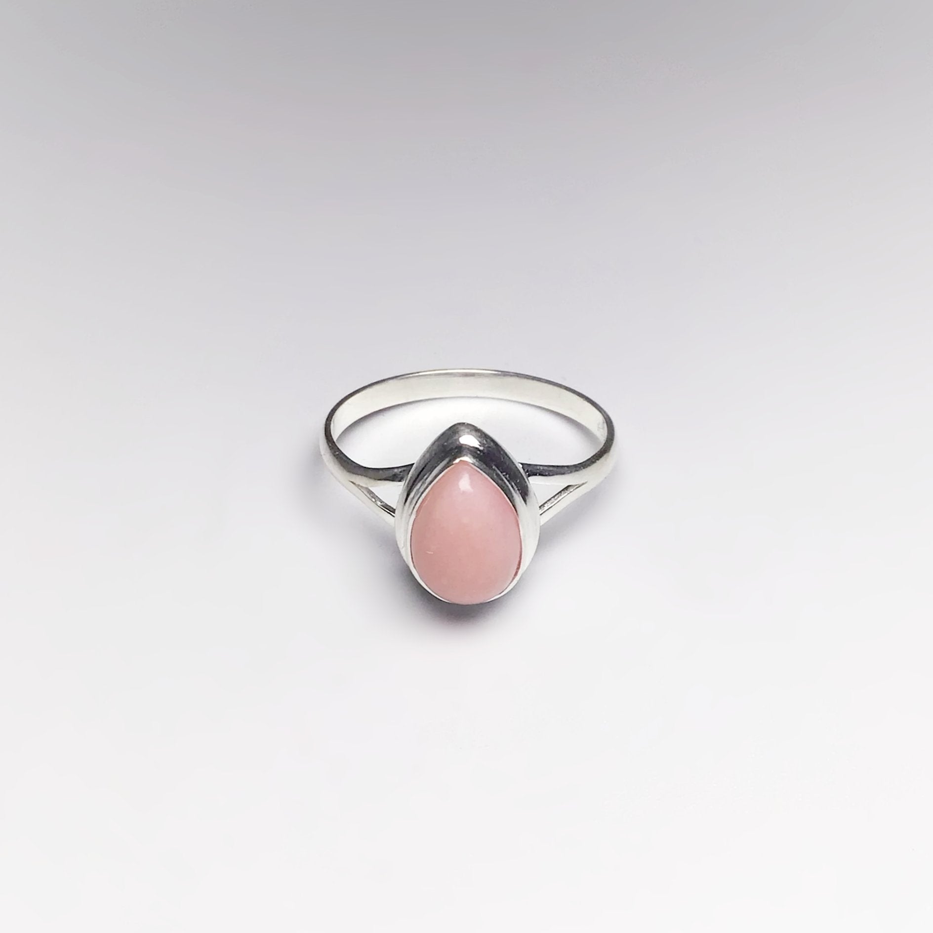 Pink Peruvian Opal Ring - Rocks and Gems Canada