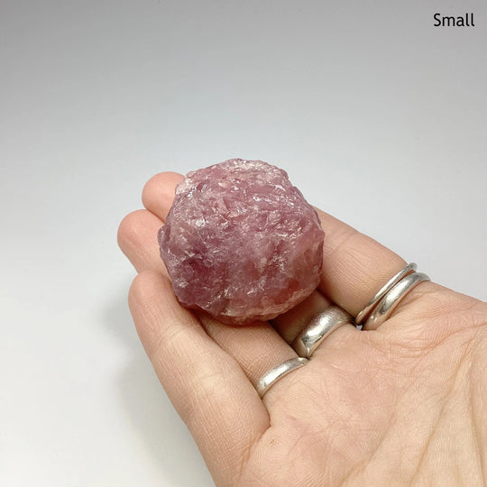Guava Rose Quartz Rough Chunk - Rocks and Gems Canada