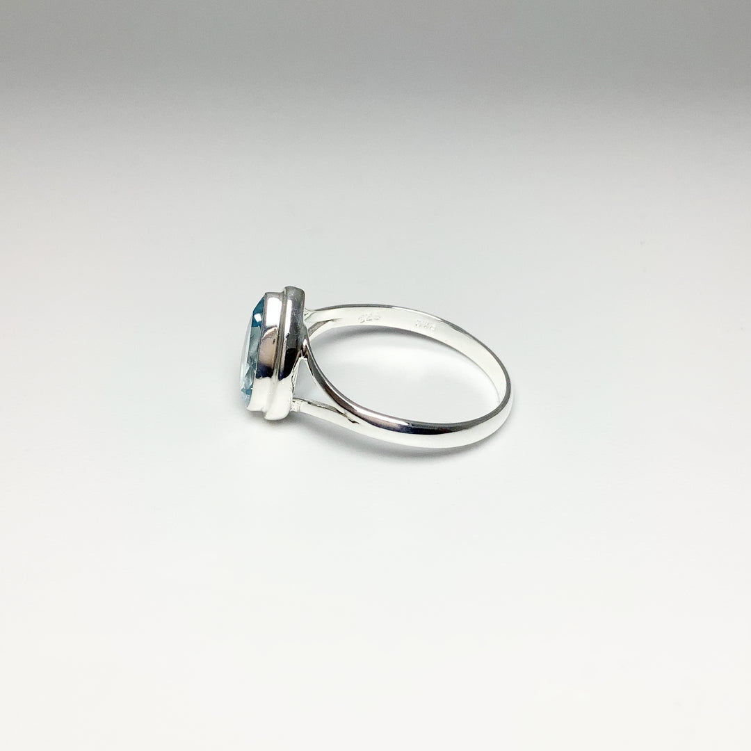 Blue Topaz Ring - Rocks and Gems Canada