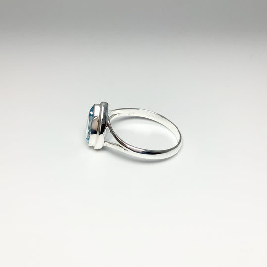 Blue Topaz Ring - Rocks and Gems Canada