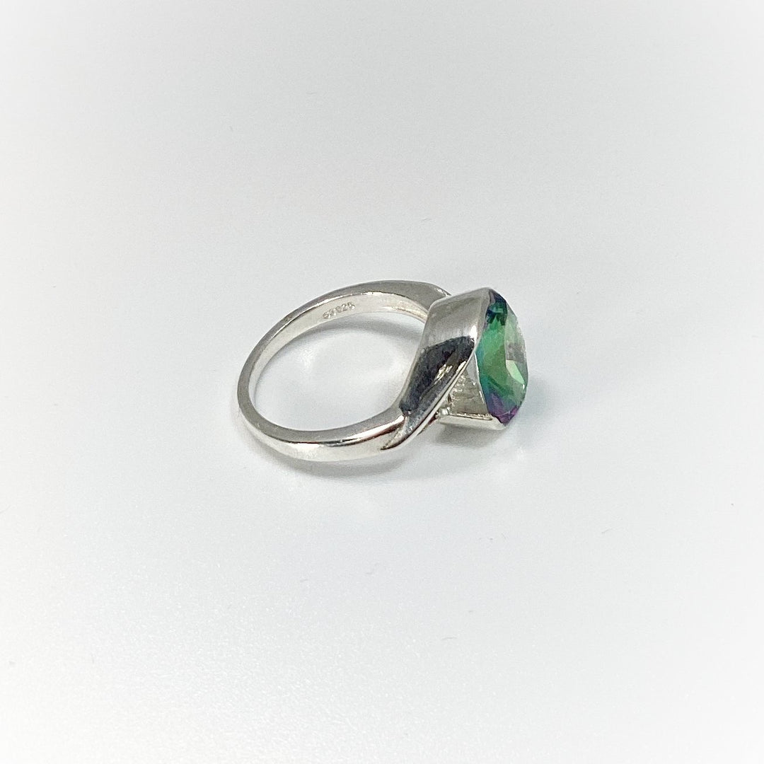 Mystic Topaz and Amethyst Ring - Rocks and Gems Canada
