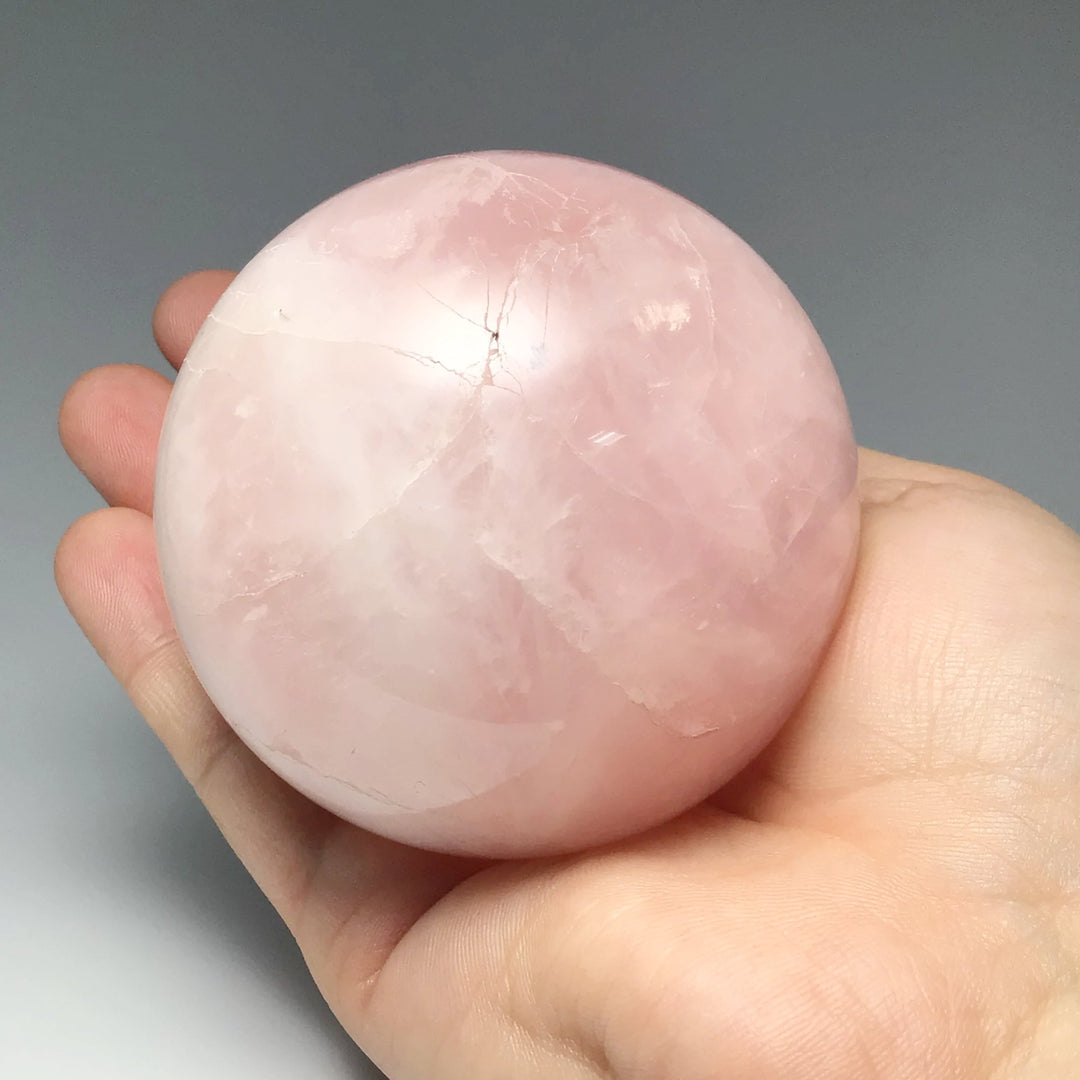 Rose Quartz Sphere - Rocks and Gems Canada