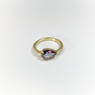 Triple Ring Set - Mystic Topaz and Pearl
