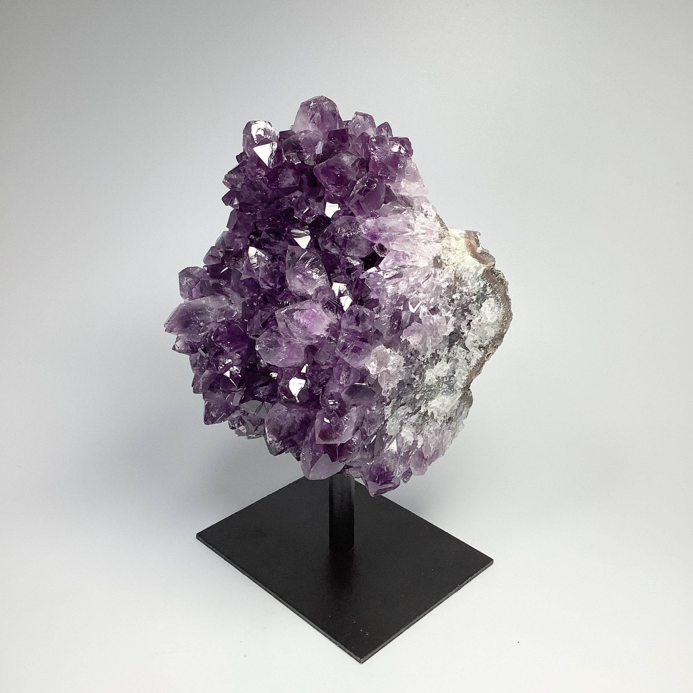 Amethyst Druze Cluster on Stand - Rocks and Gems Canada