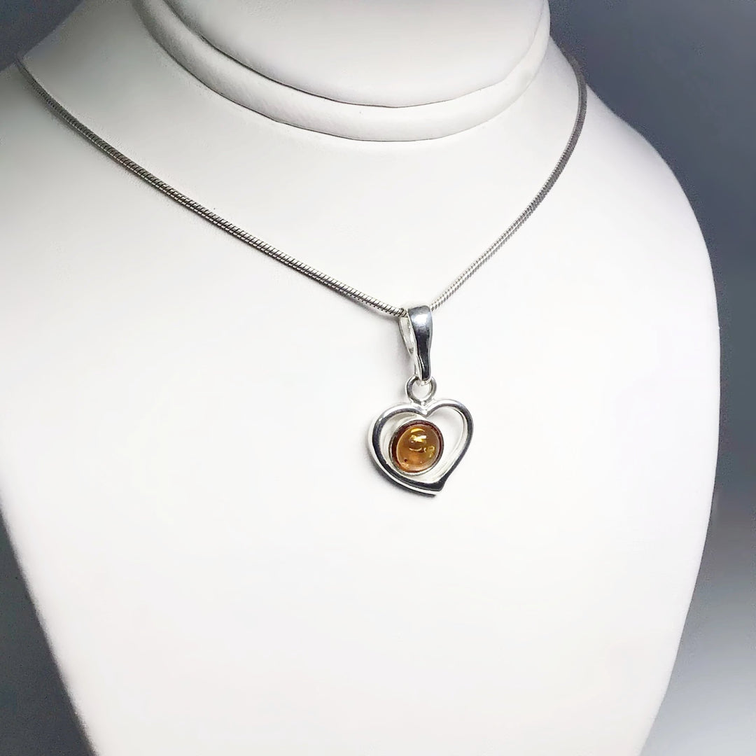 Cognac Amber Pendant - Rocks and Gems Canada