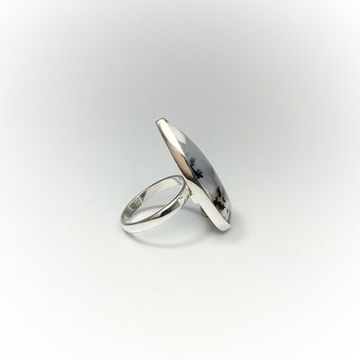 Dendritic Opal Ring