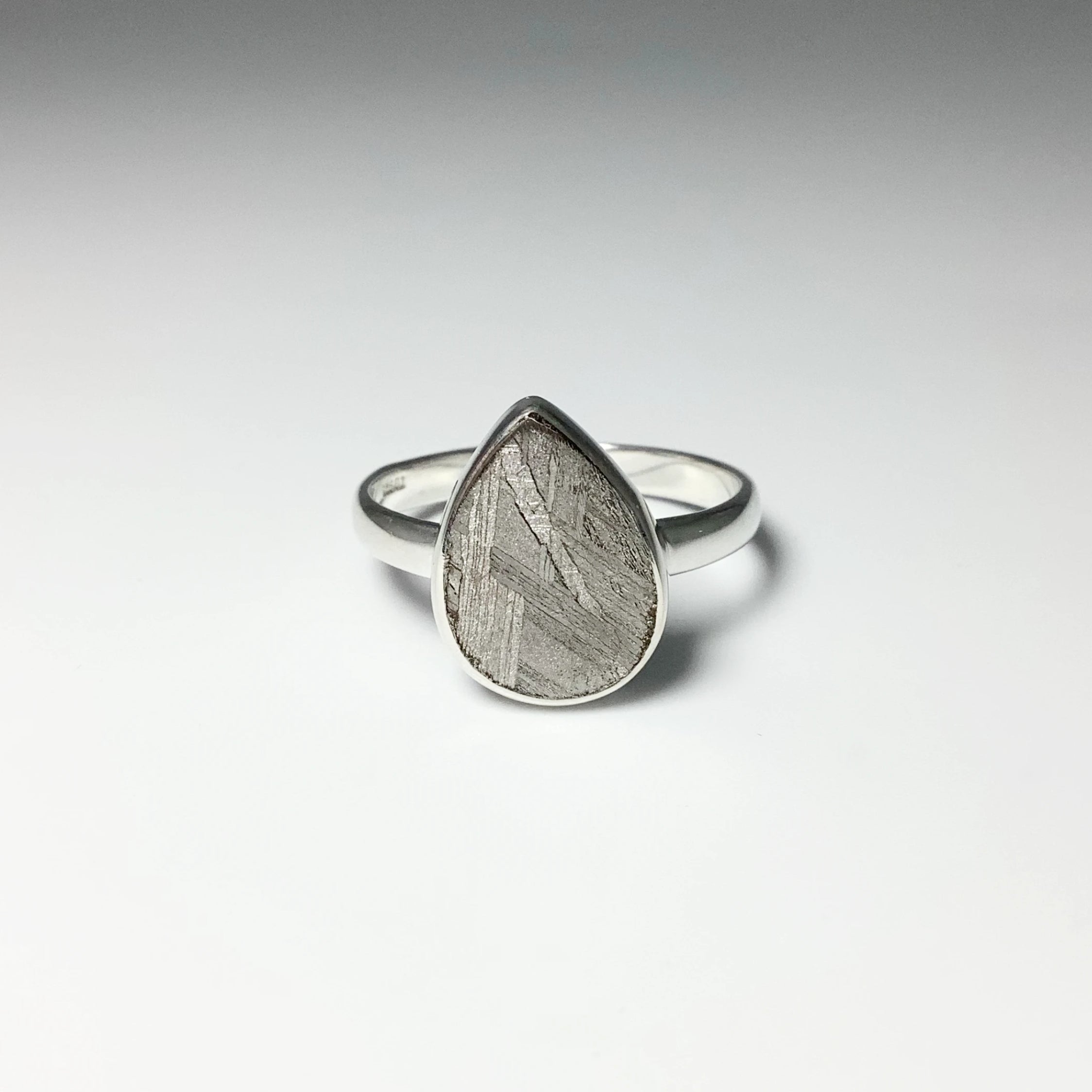 Muonionalusta Meteorite Ring - Rocks and Gems Canada