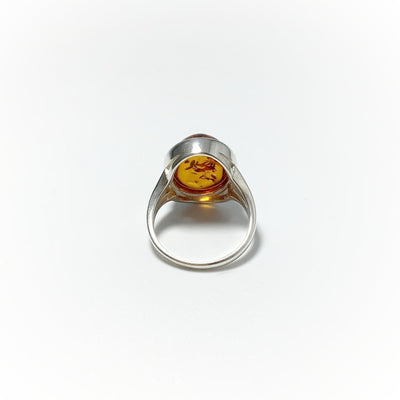 Cognac Amber Ring