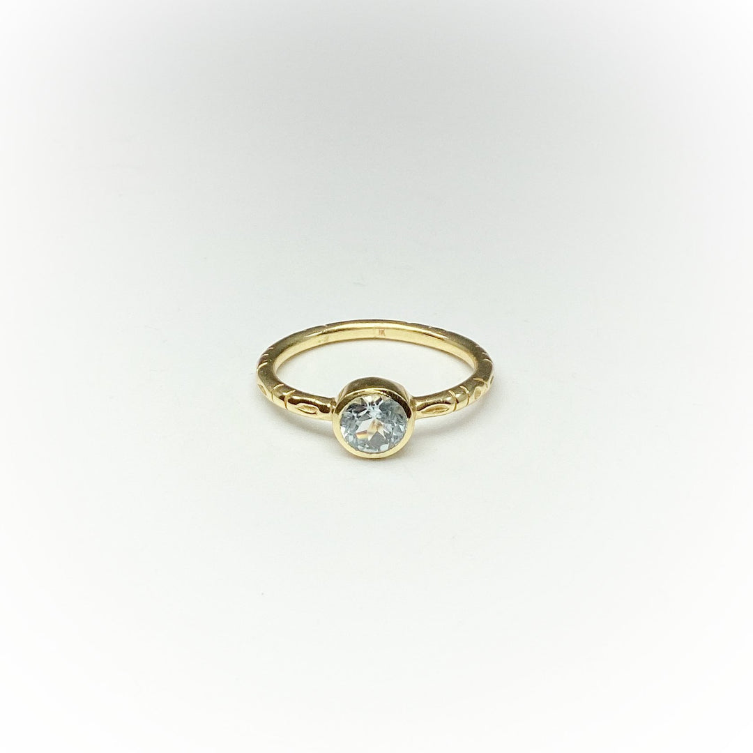 Blue Topaz Ring - Rocks and Gems Canada