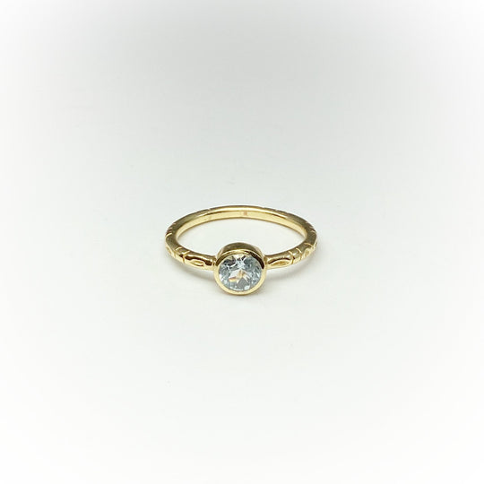 Blue Topaz Ring - Rocks and Gems Canada