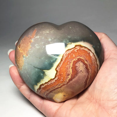 Polychrome Jasper Heart