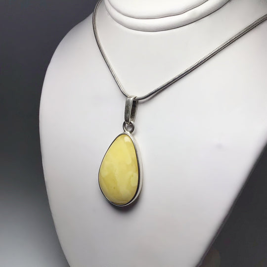 Butterscotch Amber Pendant - Rocks and Gems Canada