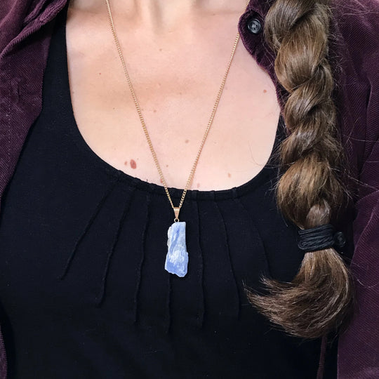 Kyanite Necklace - Rocks and Gems Canada