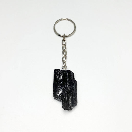 Black Tourmaline Keychain - Rocks and Gems Canada