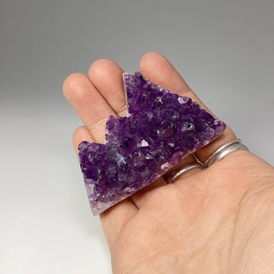 Amethyst Druze Cluster Mountain Carving