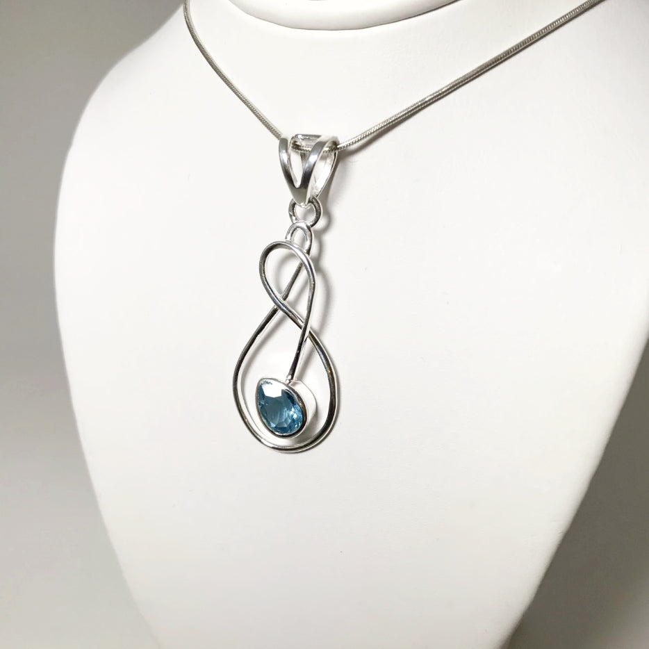 Blue Topaz Pendant