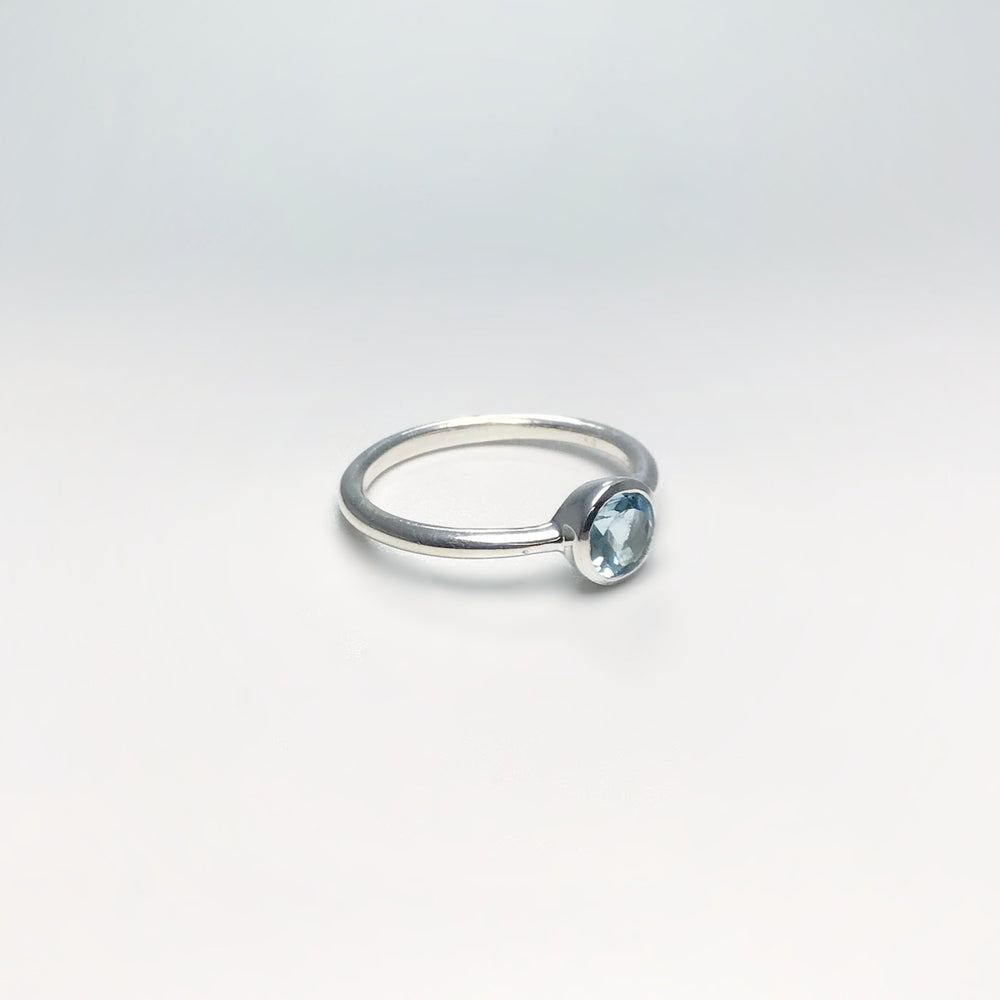 Blue Topaz Ring - Rocks and Gems Canada