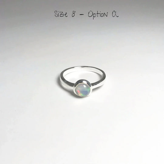 Ethiopian Fire Opal Ring - Rocks and Gems Canada