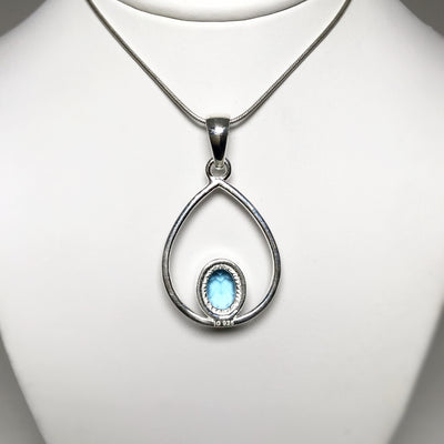 Blue Topaz Pendant