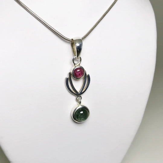 Mixed Tourmaline Pendant - Rocks and Gems Canada