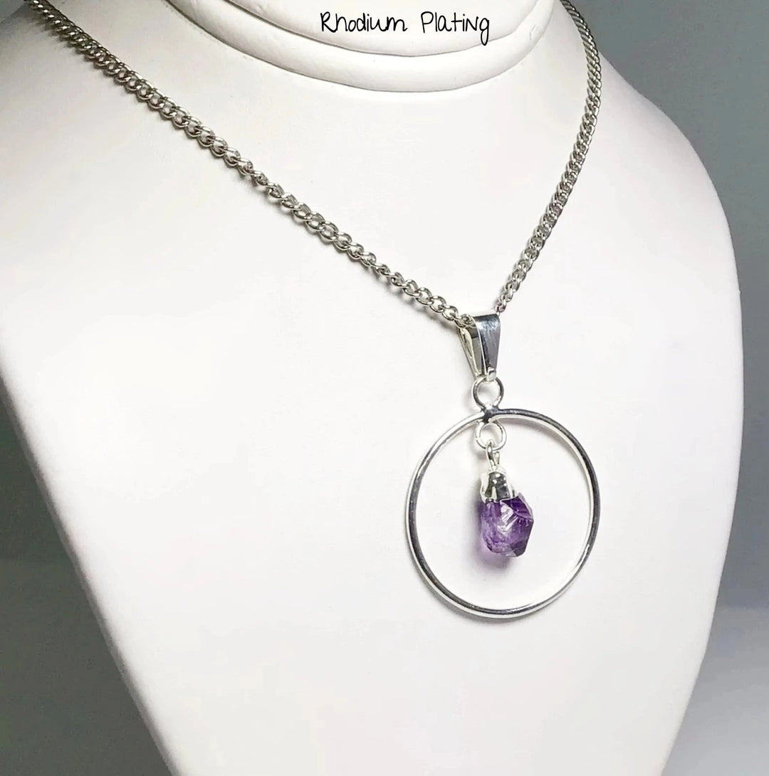 Amethyst Necklace - Rocks and Gems Canada