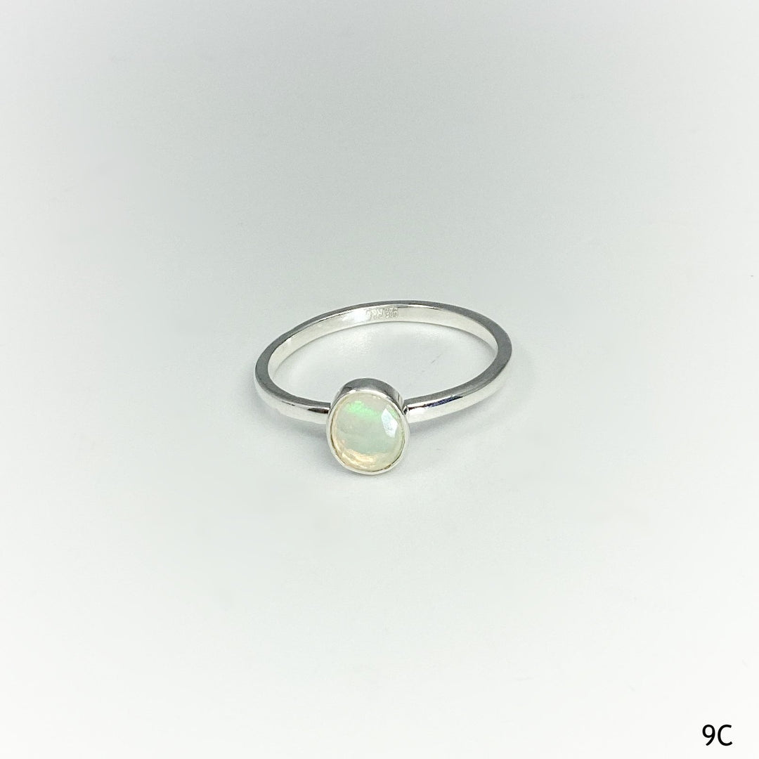 Faceted Ethiopian Fire Opal Ring - Rocks and Gems Canada