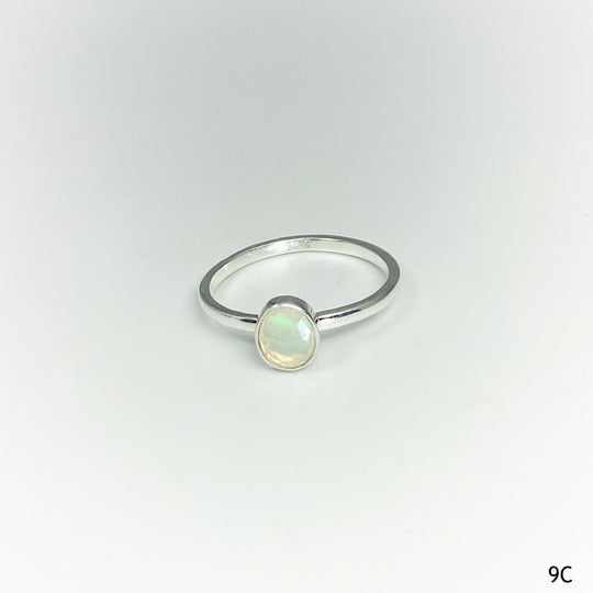 Faceted Ethiopian Fire Opal Ring - Rocks and Gems Canada