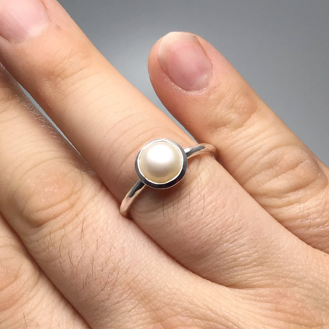 Freshwater Pearl Ring - Rocks and Gems Canada