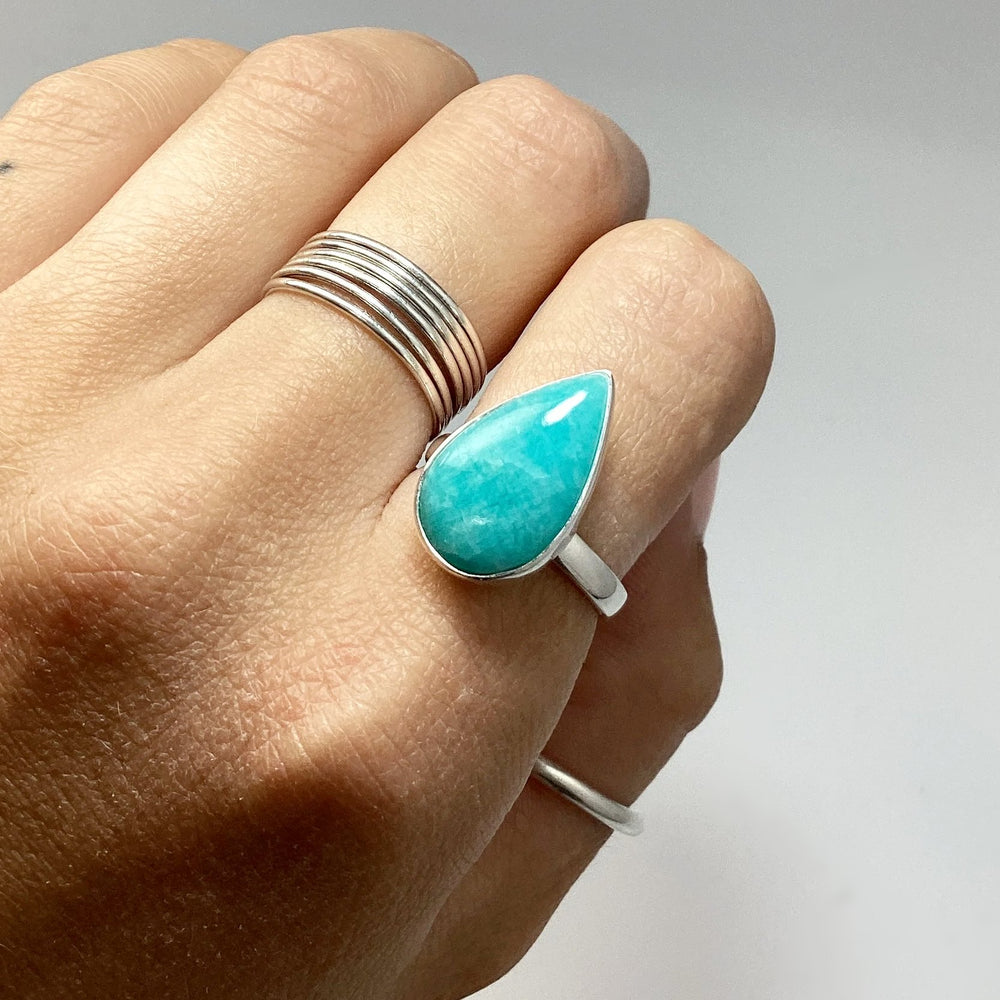 Amazonite Ring - Rocks and Gems Canada