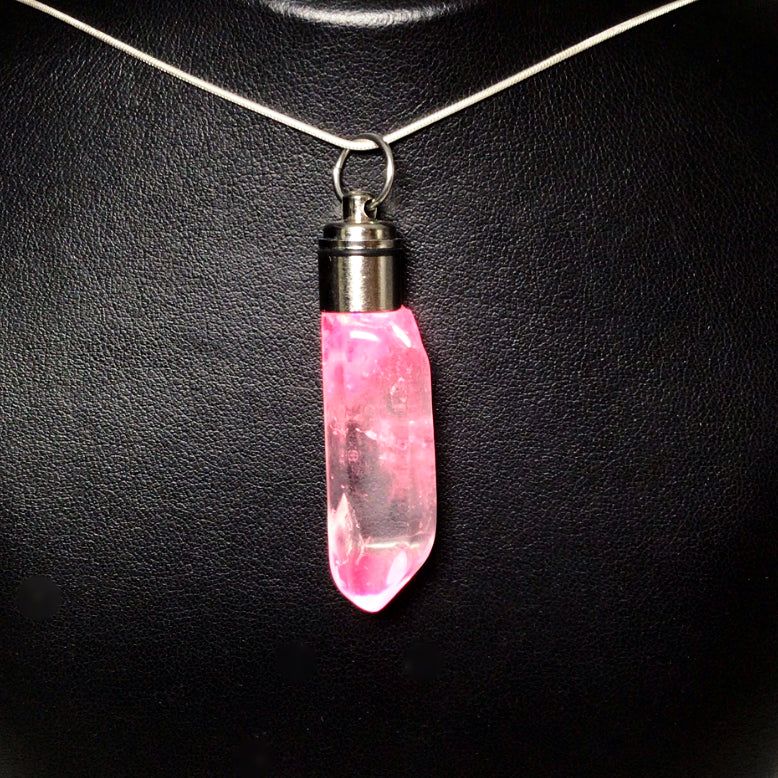 LED Quartz Point Pendant - Rocks and Gems Canada
