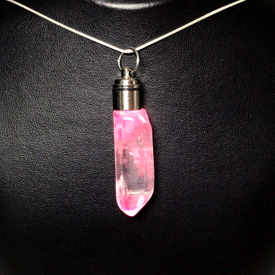 LED Quartz Point Pendant - Rocks and Gems Canada