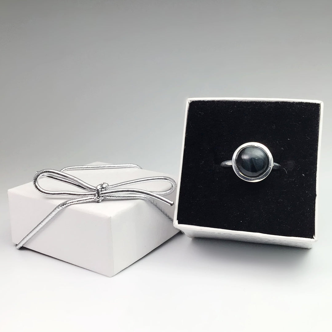 Blue Tiger Eye Ring - Rocks and Gems Canada