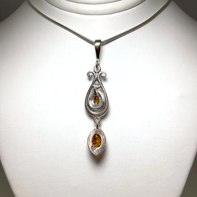 Cognac Amber Pendant