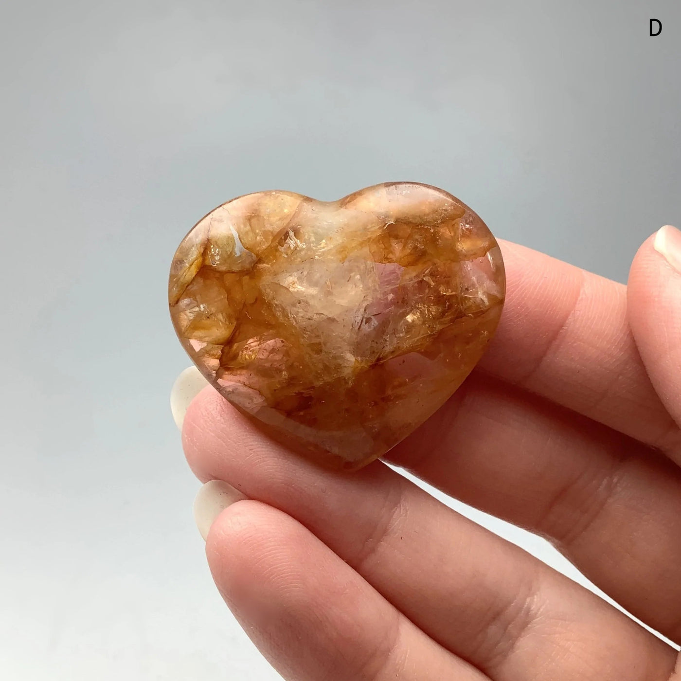 Golden Hematoid Quartz Heart at $35 Each