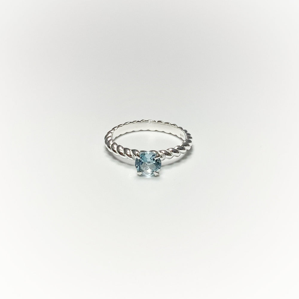 Blue Topaz Ring - Rocks and Gems Canada